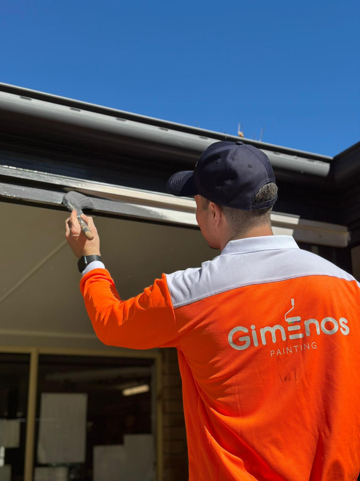 Our painting team in action